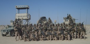 Kilo Second Platoon. Camp Fallujah, Iraq. November 2007.