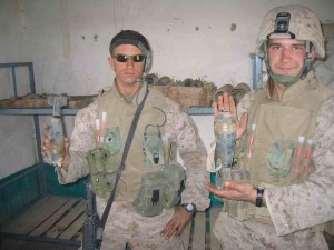 Lance Corporal Nicholas Kirven (L) and Corporal Troy Arndt (R), Kilo Company, Afghanistan.