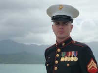 Corporal Justin Palmer, Hawaii, May 2010.