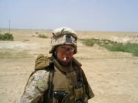 Lance Corporal Hatak Yuka Keyu Yearby, H&S Company. Anbar Province, Iraq. 4 May 2006
