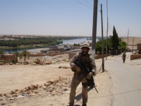Kevin Dool. Haqlaniyah, Iraq. May 2006.